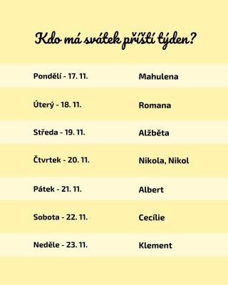 ❤️ Našli jste mezi nimi někoho blízkého? 💛 🎉 Jupííí! Skvělá příležitost potěšit ty, na kterých vám záleží. 🎁 Darujte něco...